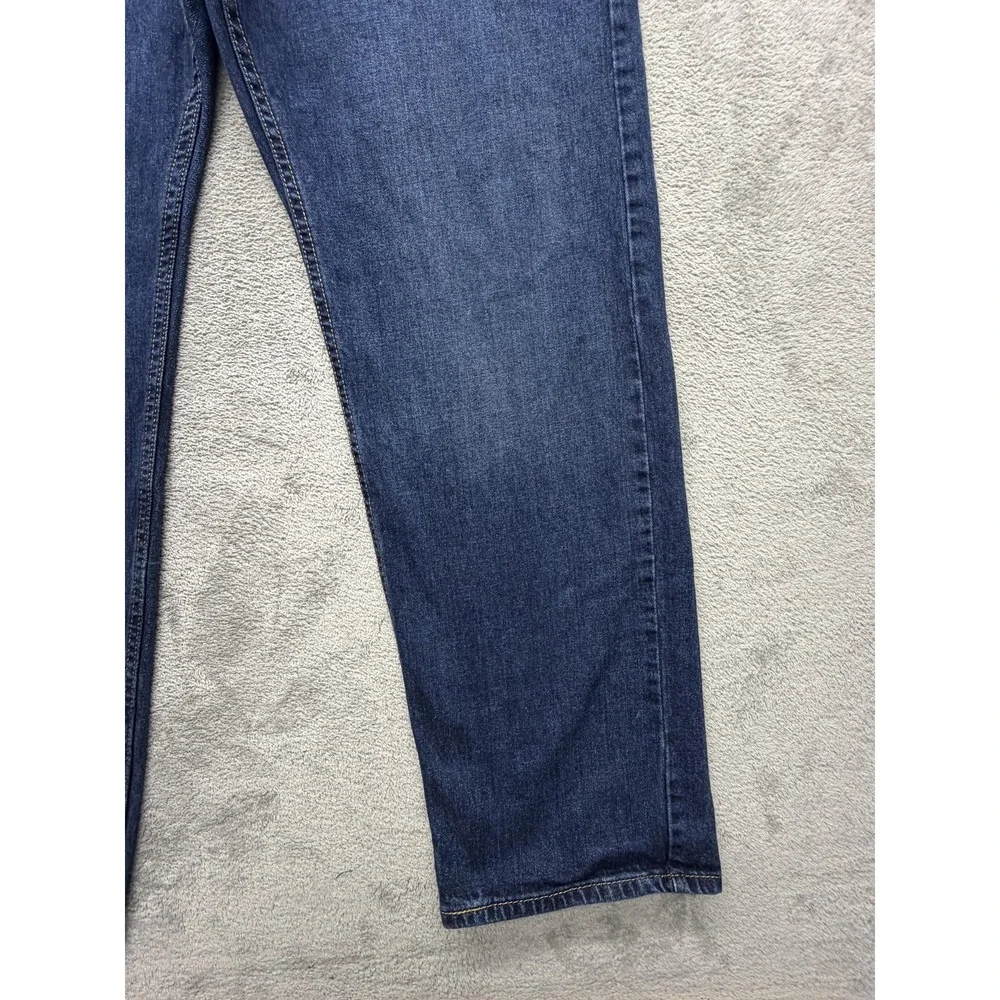 Levis‎ 505 Jeans Mens Measured 38x31 Blue Straight Regular Denim Zip Fly